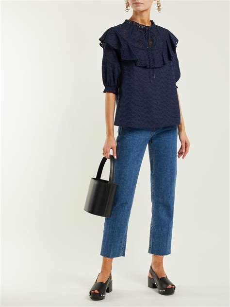 see by chloe floral blouse|See by Chloé Blouses for Women .